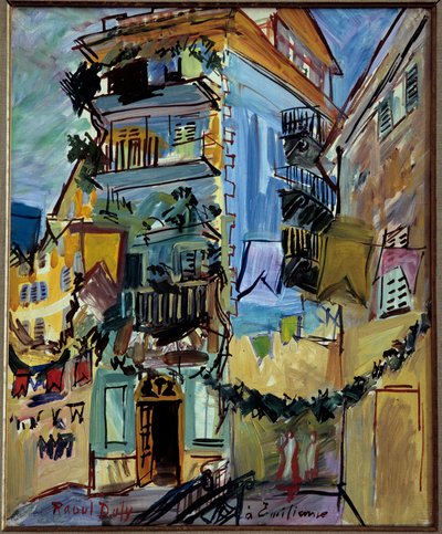 In Emilienne, Nice in mei door Raoul Dufy