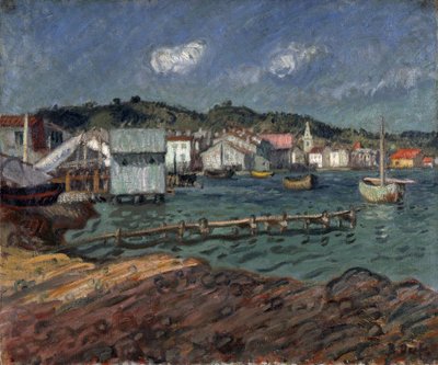 De haven van Martigues door Raoul Dufy