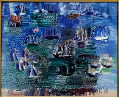 Maritiem feest en officieel bezoek aan Le Havre door Raoul Dufy