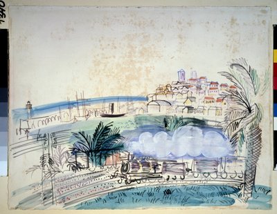Spoorwegen Heeft Antibes door Raoul Dufy
