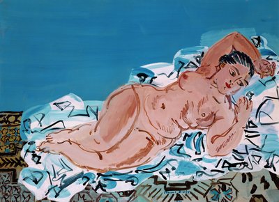 Liggend naakt door Raoul Dufy