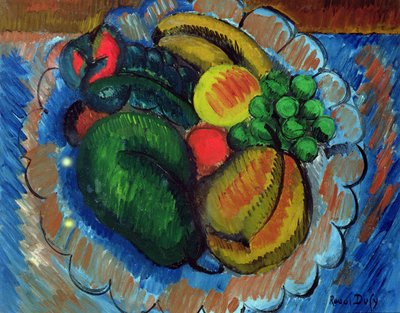 Stilleven met fruitschaal, c.1908 (olieverf op doek) door Raoul Dufy