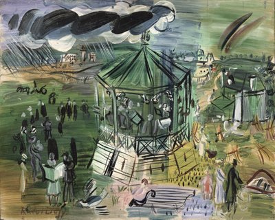 Zondag, Muziek op het Platteland door Raoul Dufy