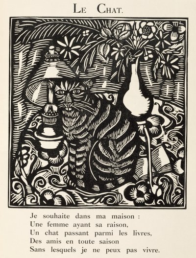 De kat, illustratie uit 