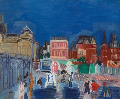 De baden Marie-Christine; Baden Marie-Christine door Raoul Dufy