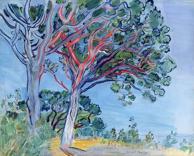 De rode den door Raoul Dufy