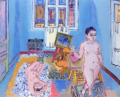 De twee modellen door Raoul Dufy