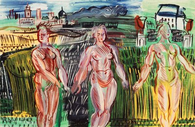 Het water van de Seine door Raoul Dufy