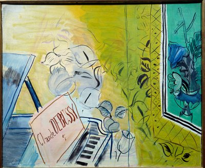 Hulde aan Claude Debussy door Raoul Dufy