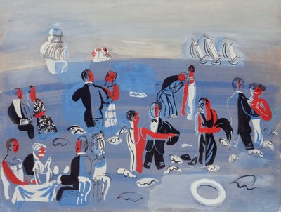 Waterreceptie; Receptie Nautique door Raoul Dufy