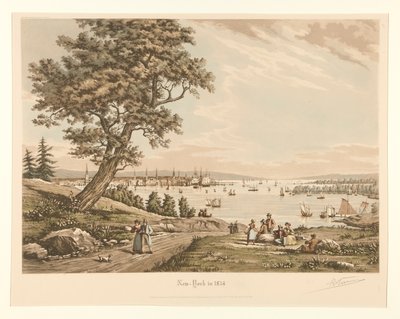 New York in 1834 door Raoul Varin