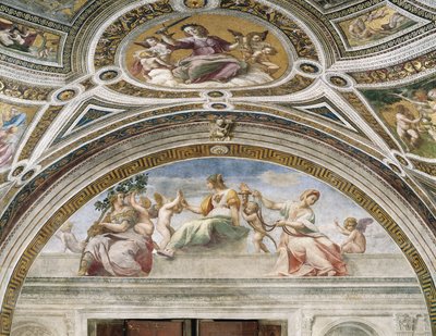 Kardinale en Theologische Deugden door Raphael