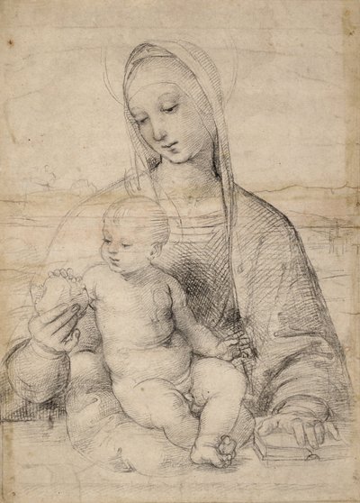 Madonna van de granaatappel, c.1504 door Raphael