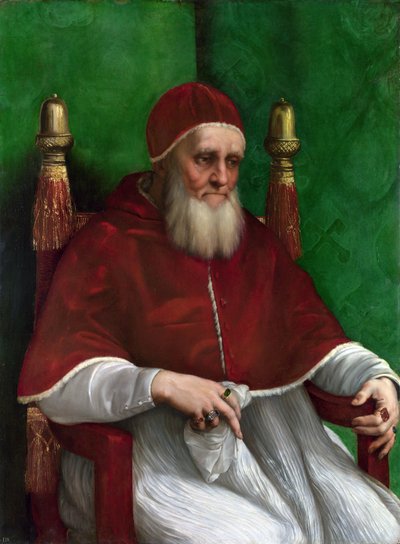 Portret van Paus Julius II door Raphael