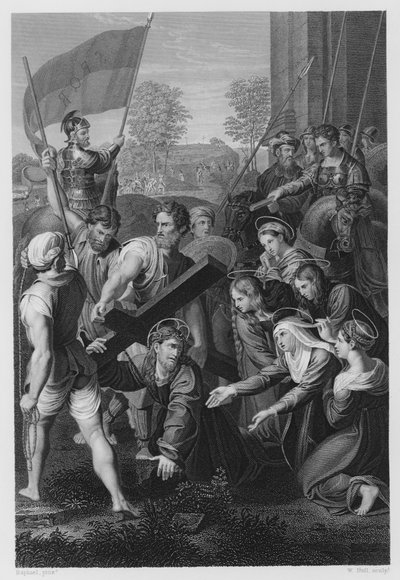 Het Kruis Dragen door after Raphael