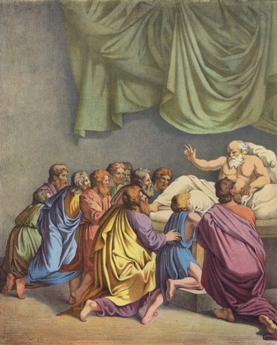 Jakob zegent zijn kinderen door after Raphael