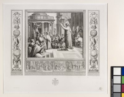 St. Paulus predikt op de Areopagus door Raphael (1483 1520) (after)