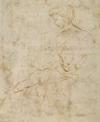 Madonna en Kind, ca.1505 door Raphael