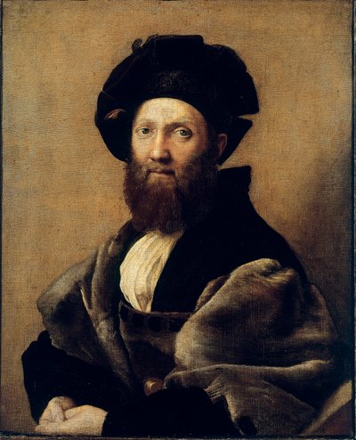Portret van Baldassare Castiglione door Raphael