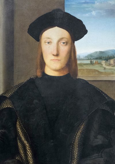 Portret van Guidubaldo da Montefeltro door Raphael (1483 1520)