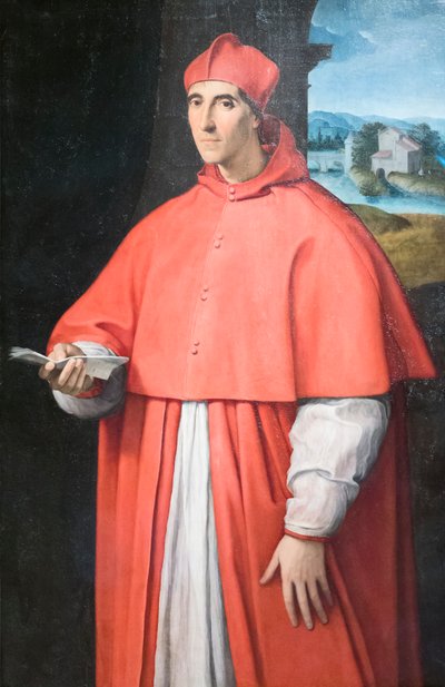 Portret van kardinaal Alessandro Farnese door Raphael (1483 1520)
