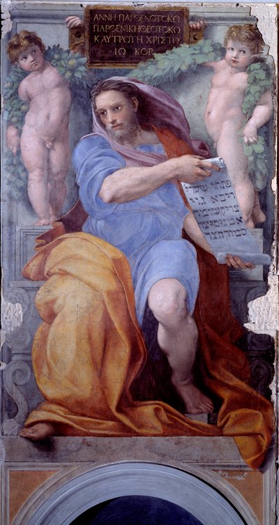Profeet Jesaja door Raphael