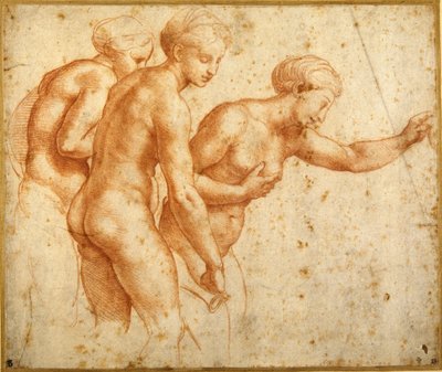 De Drie Gratiën door Raphael