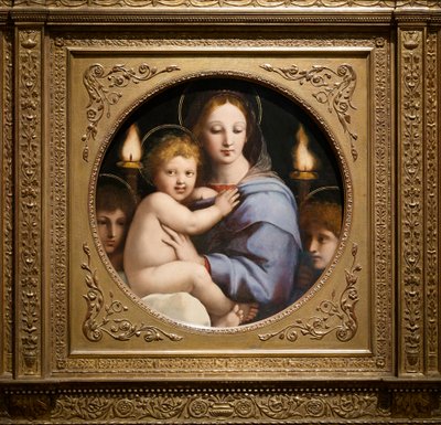 Madonna van de Kandelaar, ca. 1513 door Raffaello Sanzio Raphael
