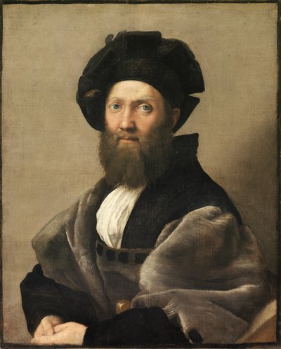Portret van Baldassare Castiglione door Raphael