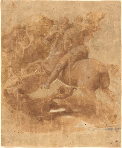 Sint-Joris en de Draak door Raphael
