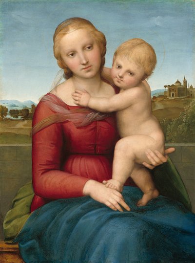 De Kleine Cowper Madonna, ca. 1505 door Raphael