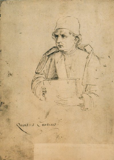 Quinto Curzio Rufo; tekening door Raphael. Gallerie dell