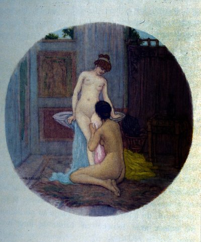 Vrouwentoilet in de Griekse Oudheid door Raphael Collin