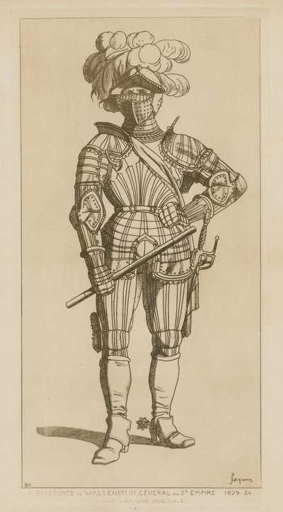 Albert, graaf van Wallenstein en generaal van het Heilige Rijk, 1629-34 door Raphael Jacquemin