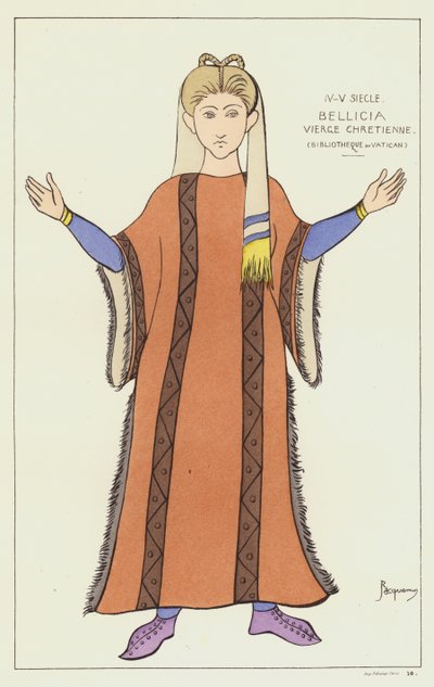 Bellicia, christelijke maagd door Raphael Jacquemin