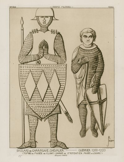 Brocard van Charpignie, ridder - soldaat, 1200-1220 door Raphael Jacquemin