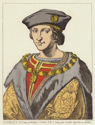 Karel VIII koning van Frankrijk door Raphael Jacquemin