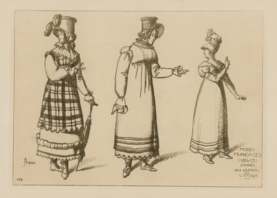 Franse mode (1814-15) door Raphael Jacquemin