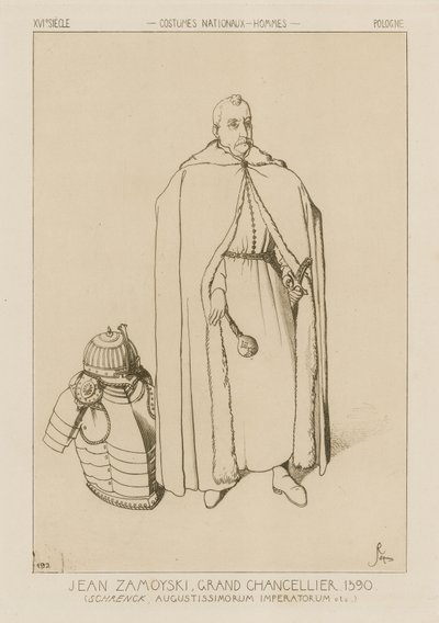 Jan Zamoyski, Grootkanselier, 1590 door Raphael Jacquemin