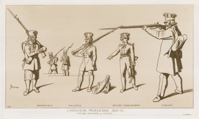 Pruisische Landwehr, 1813-15 door Raphael Jacquemin