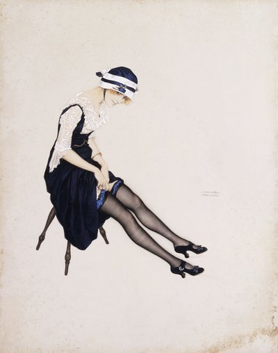 De Kousenband door Raphael Kirchner
