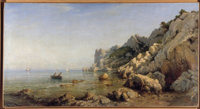 De kust van Sormiou Calanques bij Marseille door Raphael Luc Ponson