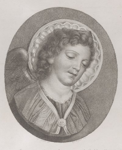 De aartsengel Gabriël, 1800 door Raphael Morghen