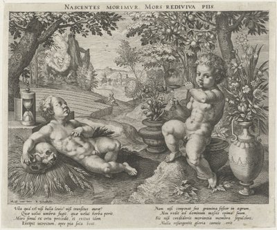 Allegorie van Vergankelijkheid door Raphaël Sadeler (I)