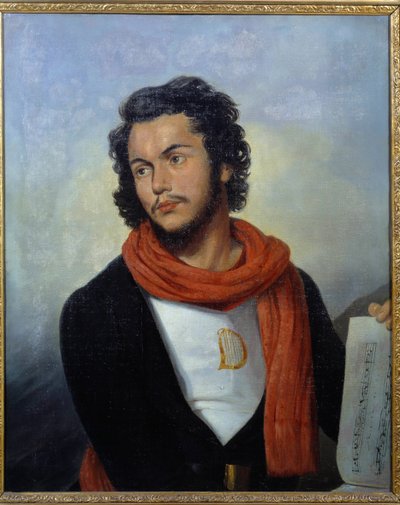 Portret van muzikant Felicien David (1810-1876) door Raymond Bonheur