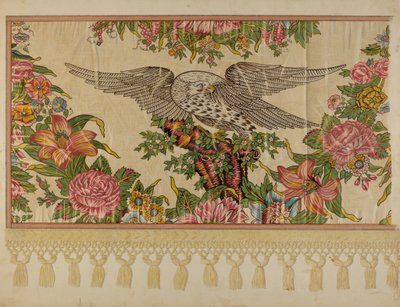 Chintz valance voor hemelbed, ca. 1935 door Raymond Manupelli