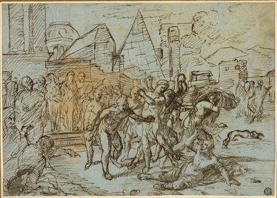 Steniging van Stefanus door Raymond de Lafage