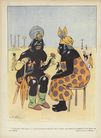 Illustratie voor Le Rire door Raymond de la Neziere