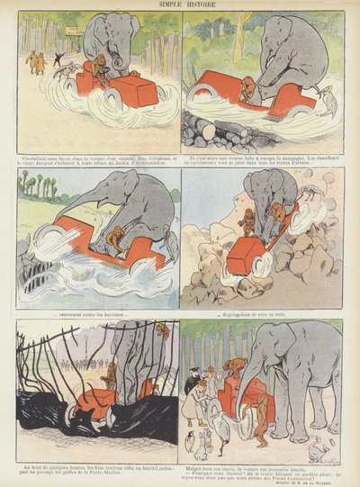 Illustratie voor Le Rire door Raymond de la Neziere