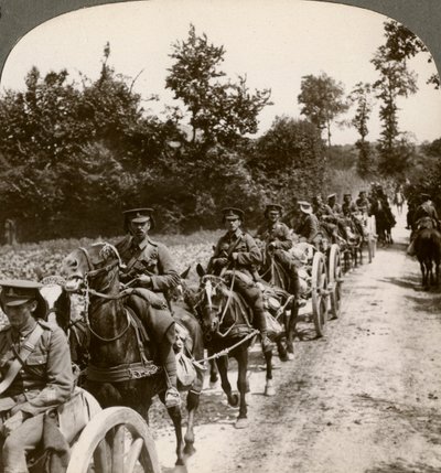 Aanvoer van reserve munitie, Eerste Wereldoorlog, 1914-1918 door Realistic Travels Publishers